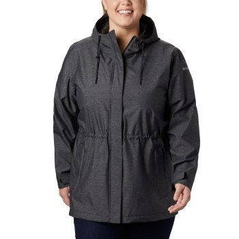 Columbia Norwalk Mountain Plus Size, Chamarras Negros Para Mujer | 608437-EOW